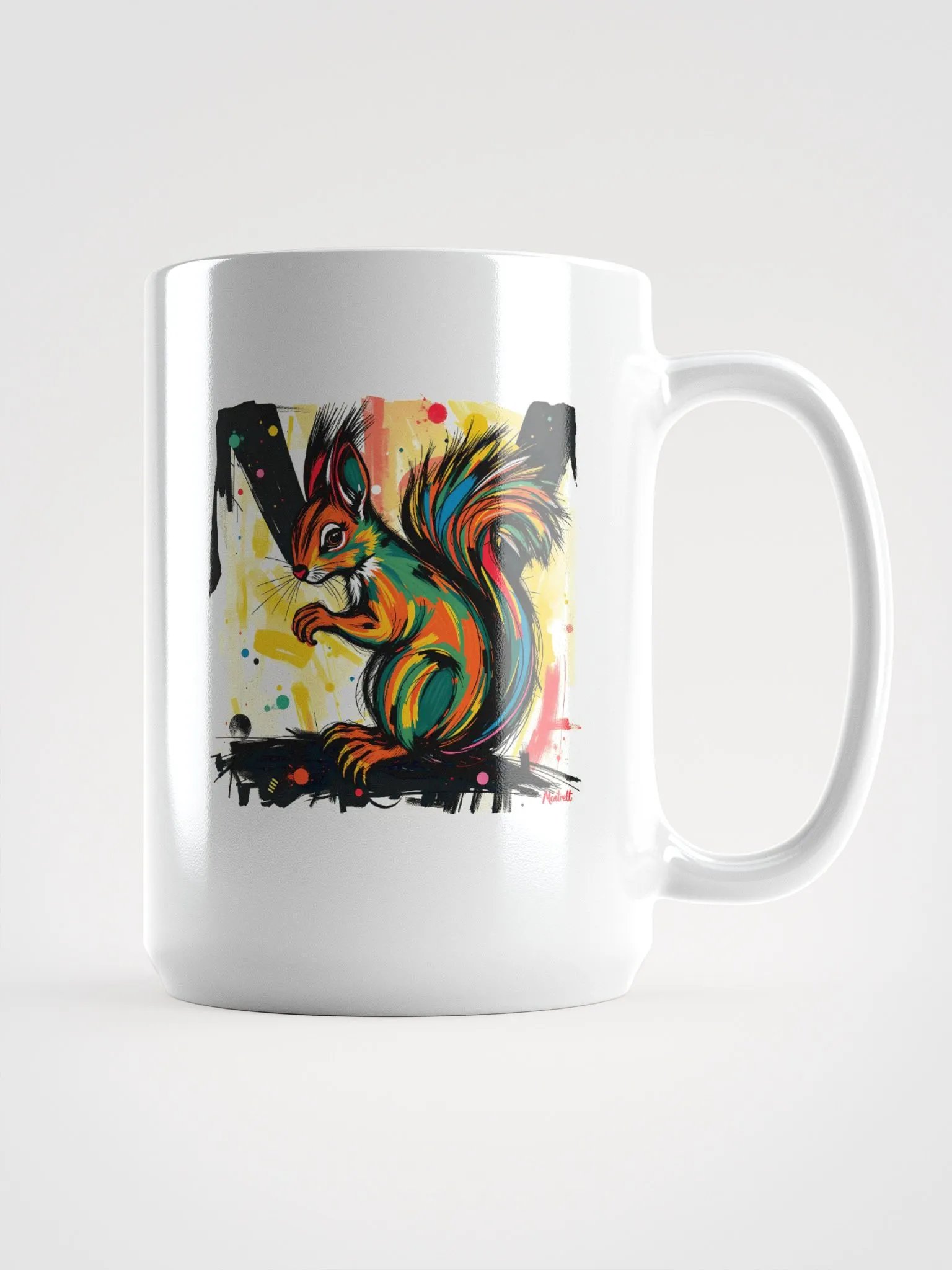 Energetic Squirrel Splash Mug product image (1)