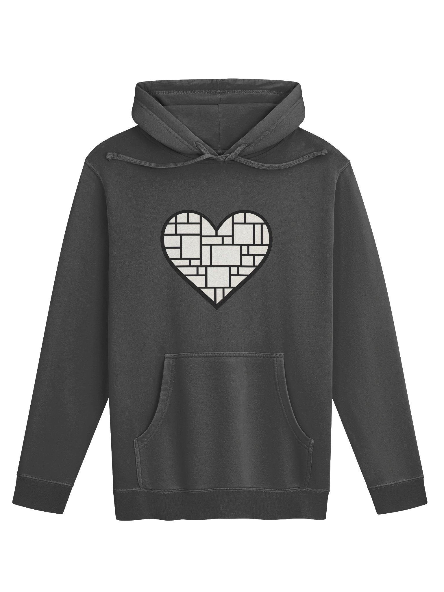 Simple Heart Pigment-Dyed Hoodie - California Dept. of Love product image (1)