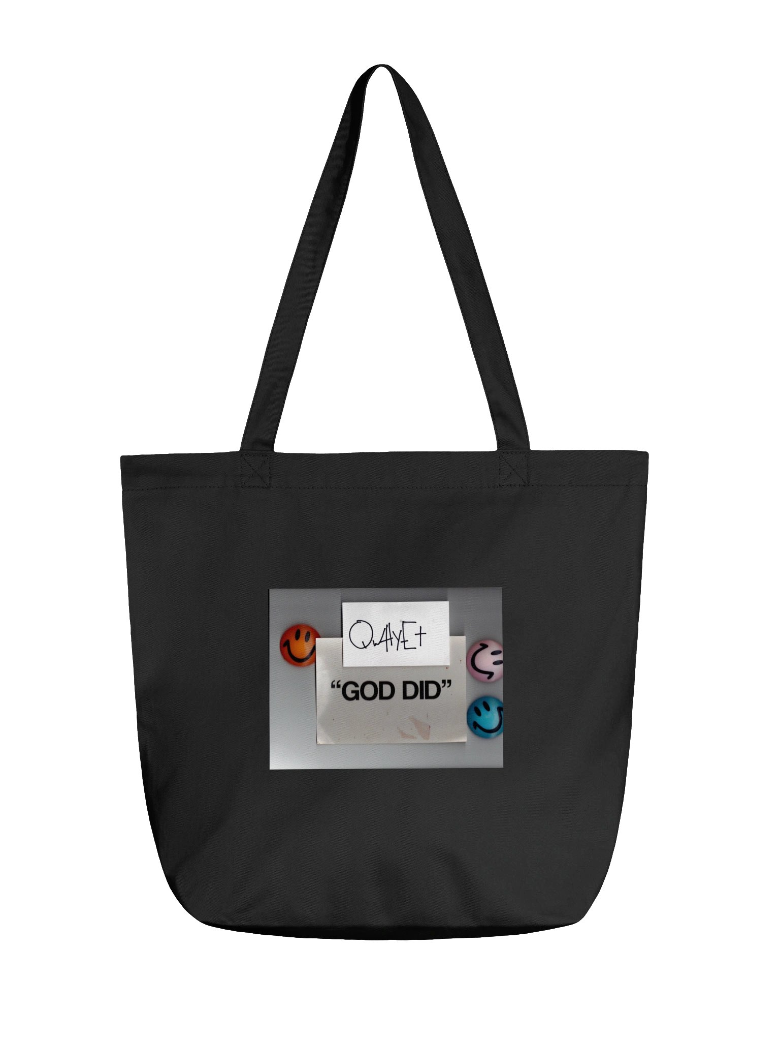 QWHYET "GOD DID" Tote Bag product image (1)