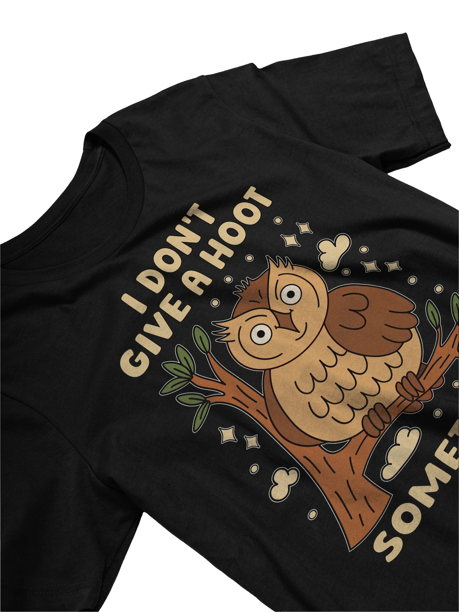 I Don’t Give A Hoot Sometimes Owl Unisex T-shirt product image (2)
