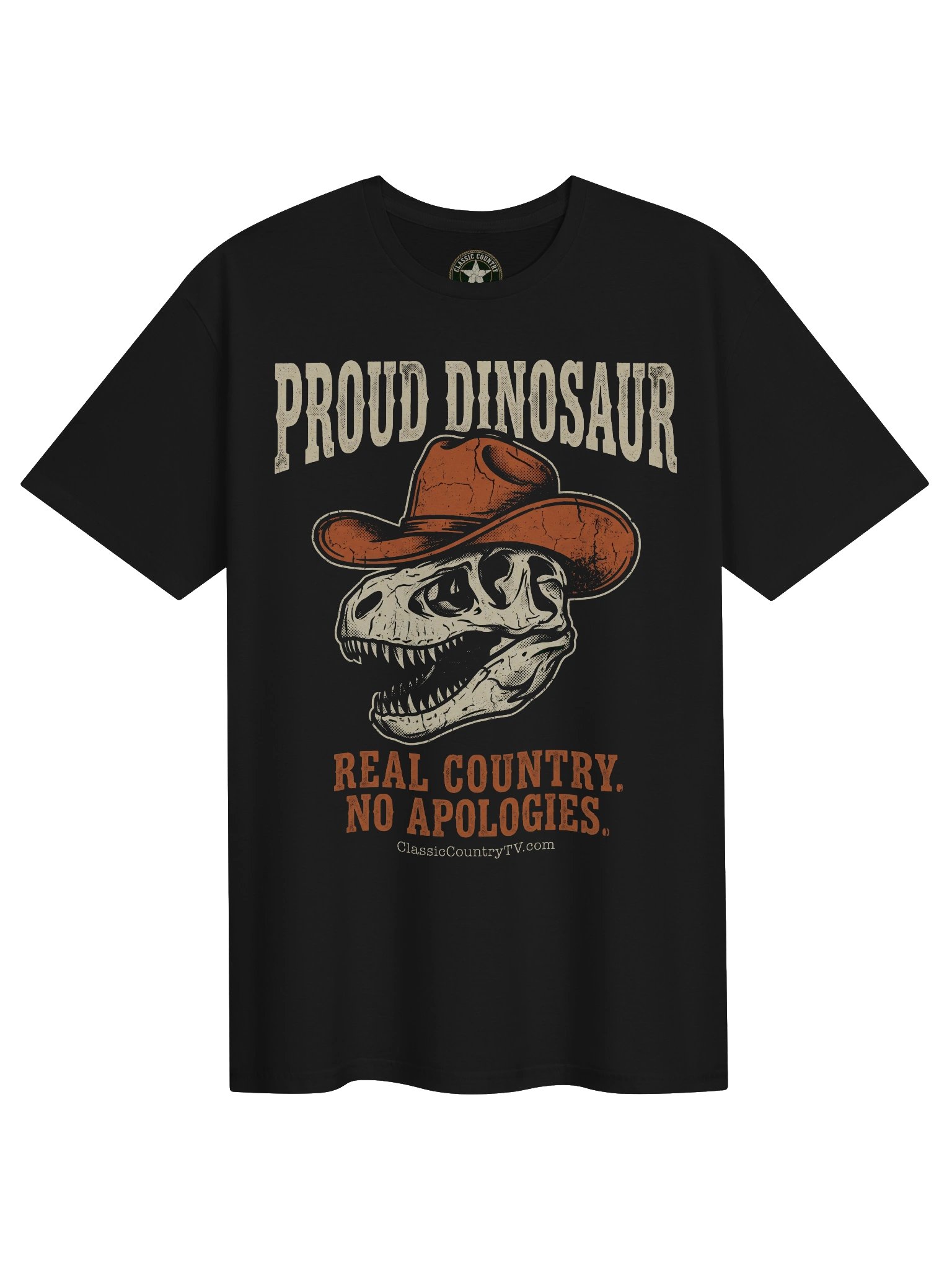 Proud Dinosaur Tee — Classic Country TV Outlaw Series product image (1)