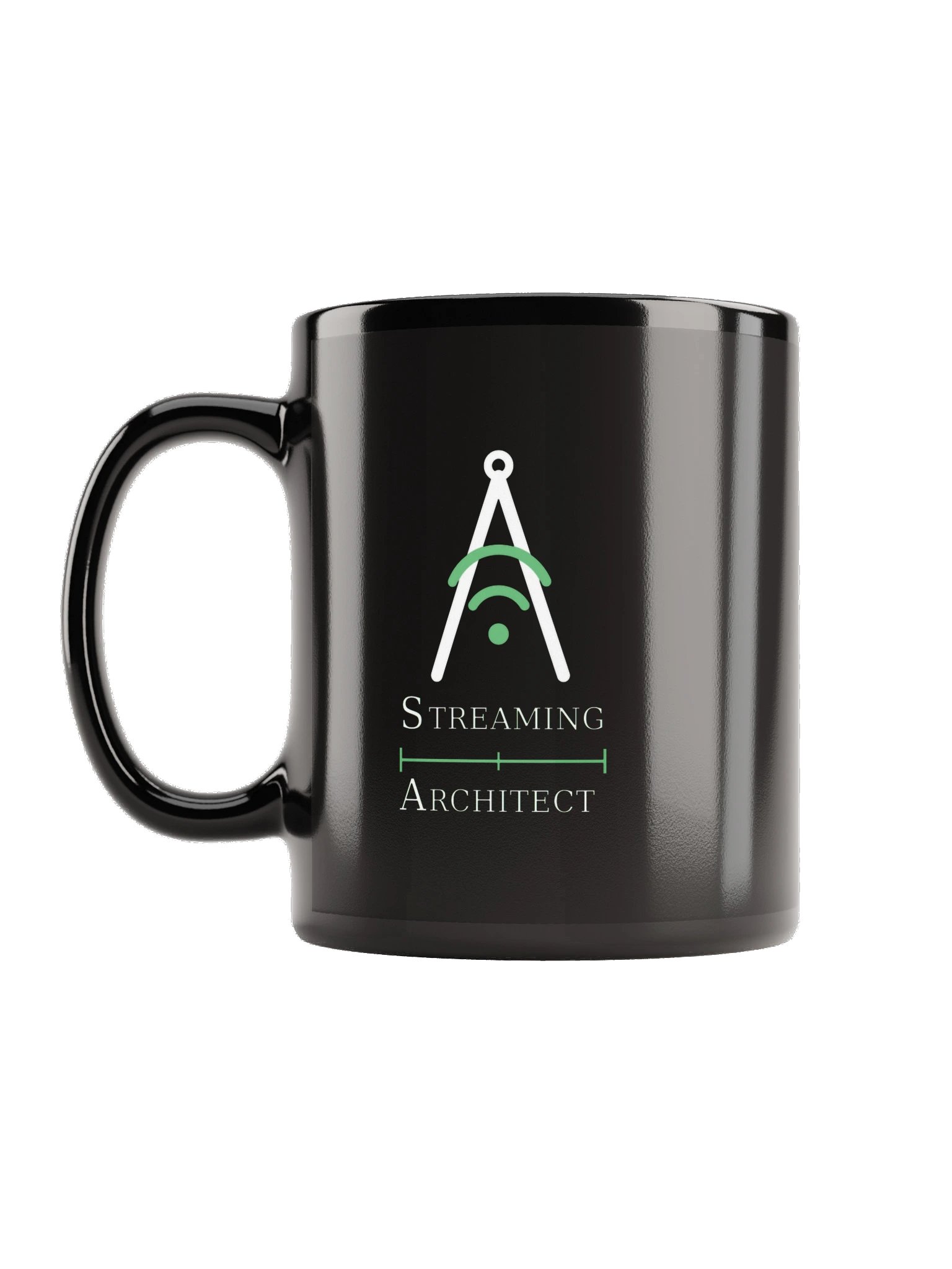 Streaming Architect Black Glossy Mug product image (1)