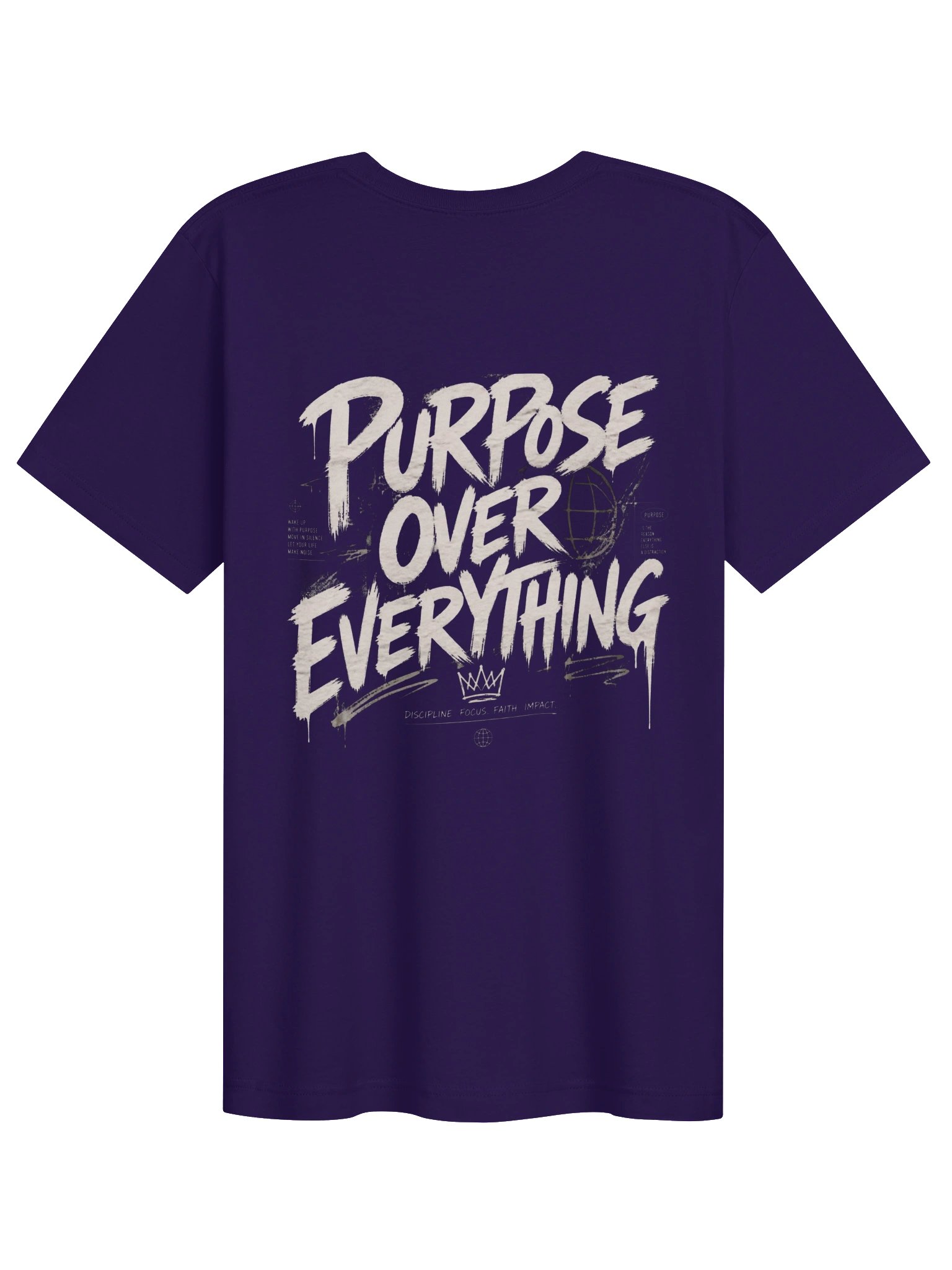 Purpose Over Everything Motivational Tee product image (11)