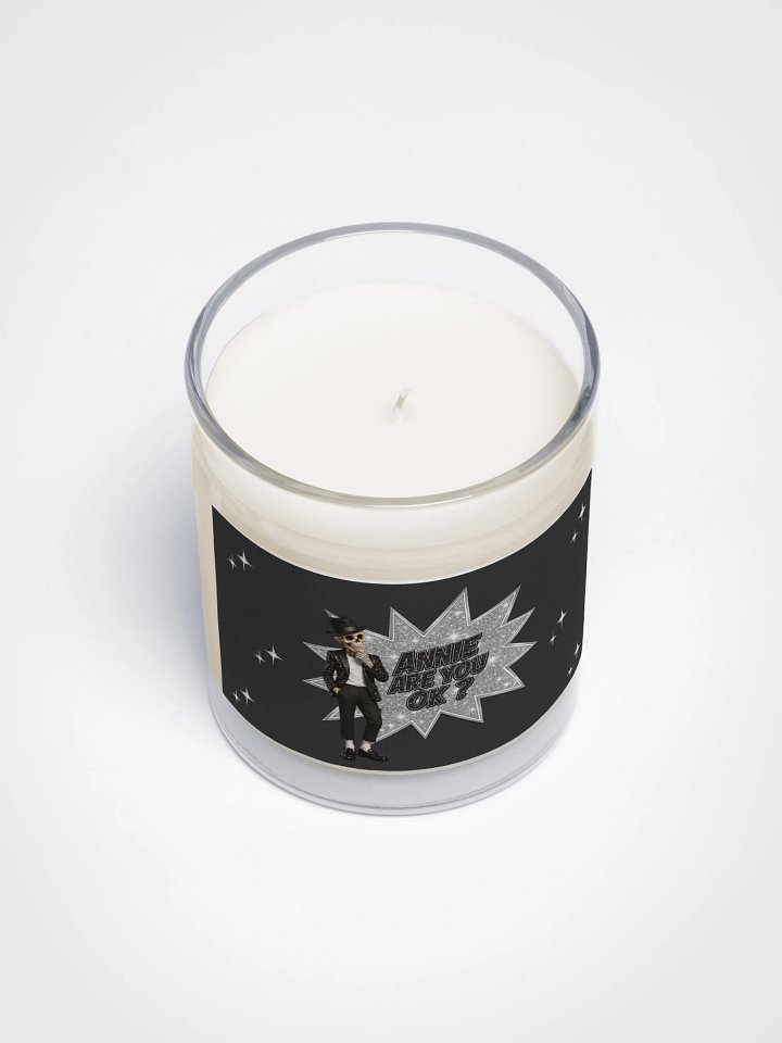 ''Annie, Are You OK?'' Soy Wax Candle In A Clear Glass Jar product image (2)