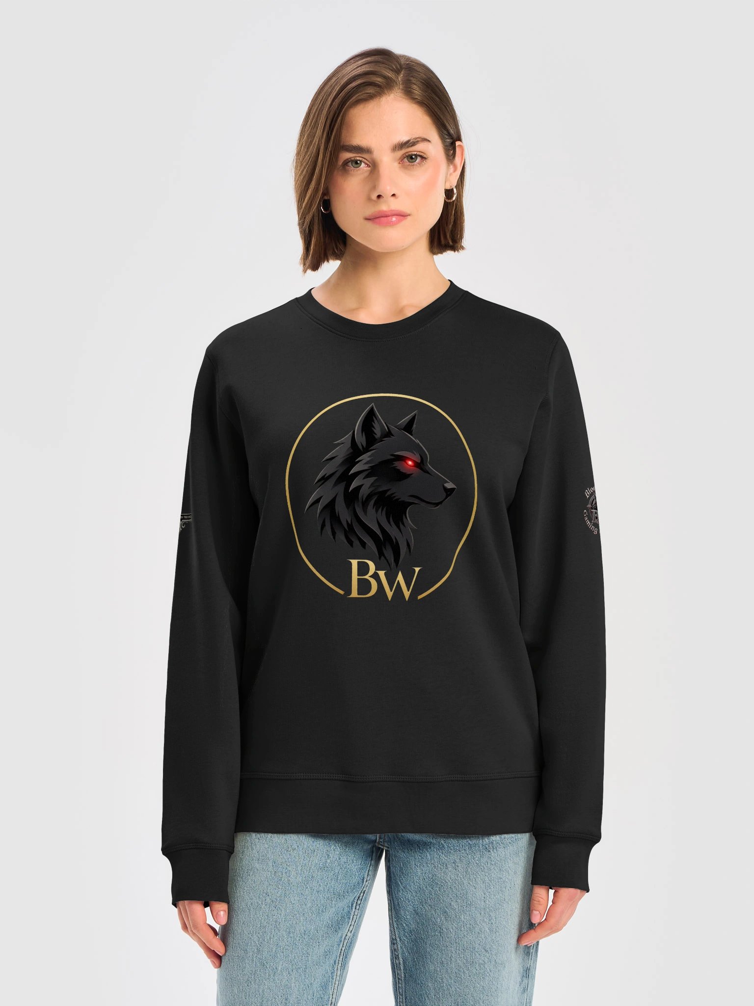 Blood Wolf Gold Emblem Sweatshirt product image (23)