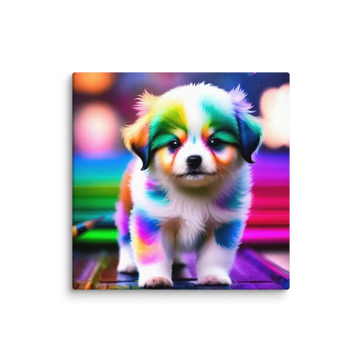 Cute Dog Digital Painting - v18 product image (1)