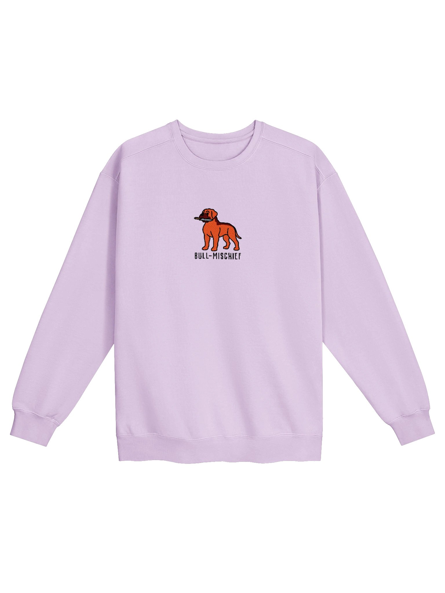 Bull-Mischief Funny Chibi-Style Embroidered Premium Sweatshirt for Bullmastiff(Red) Owners product image (33)