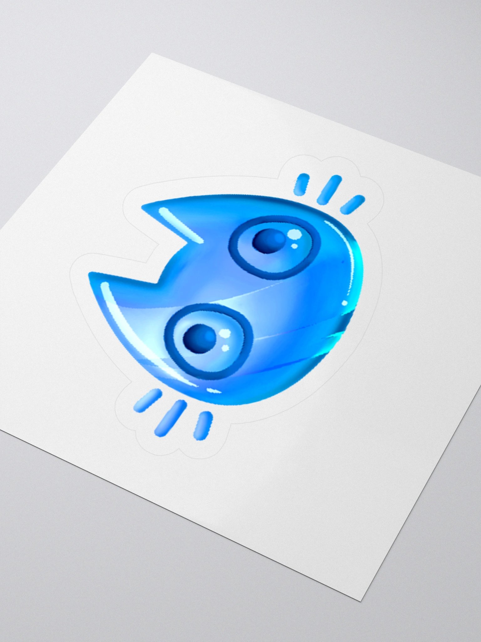 Sticker - Blue Cat Face product image (3)