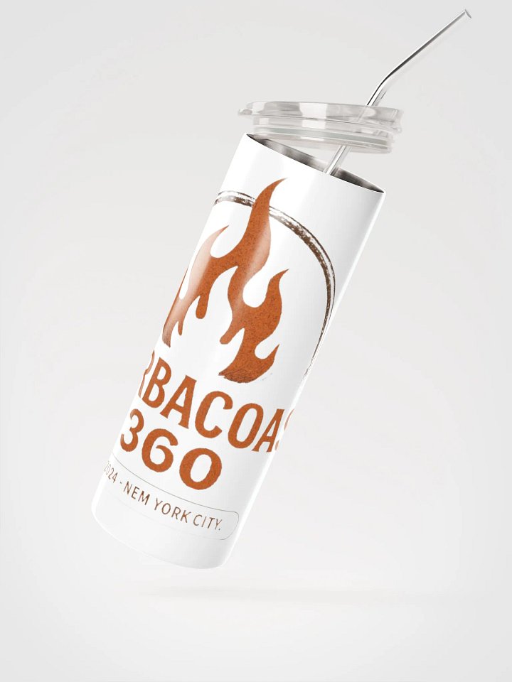 Barbacoa360 Stainless Steel Tumbler, white product image (2)