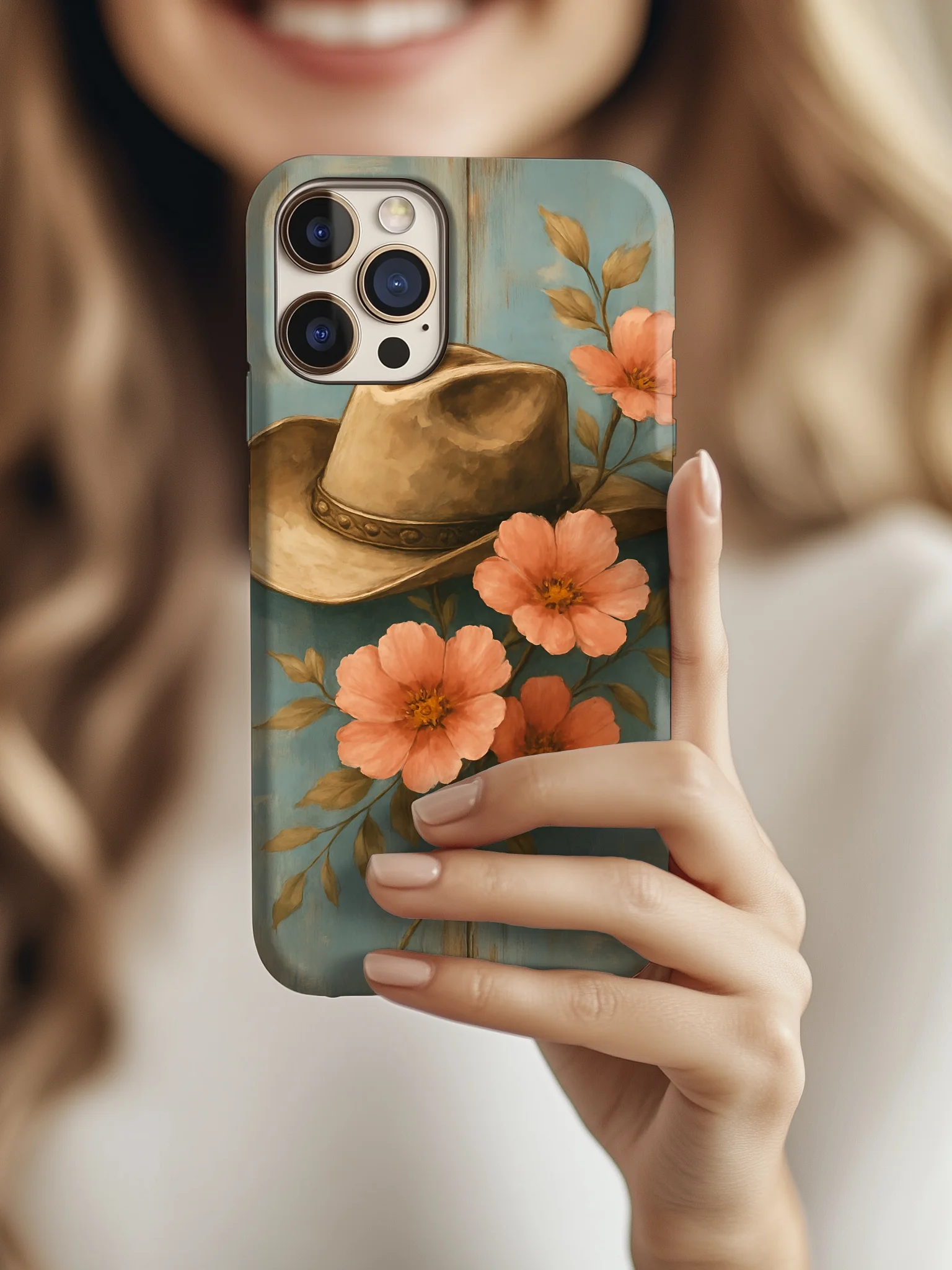 Floral Cowboy Hat MagSafe® iPhone Case product image (29)