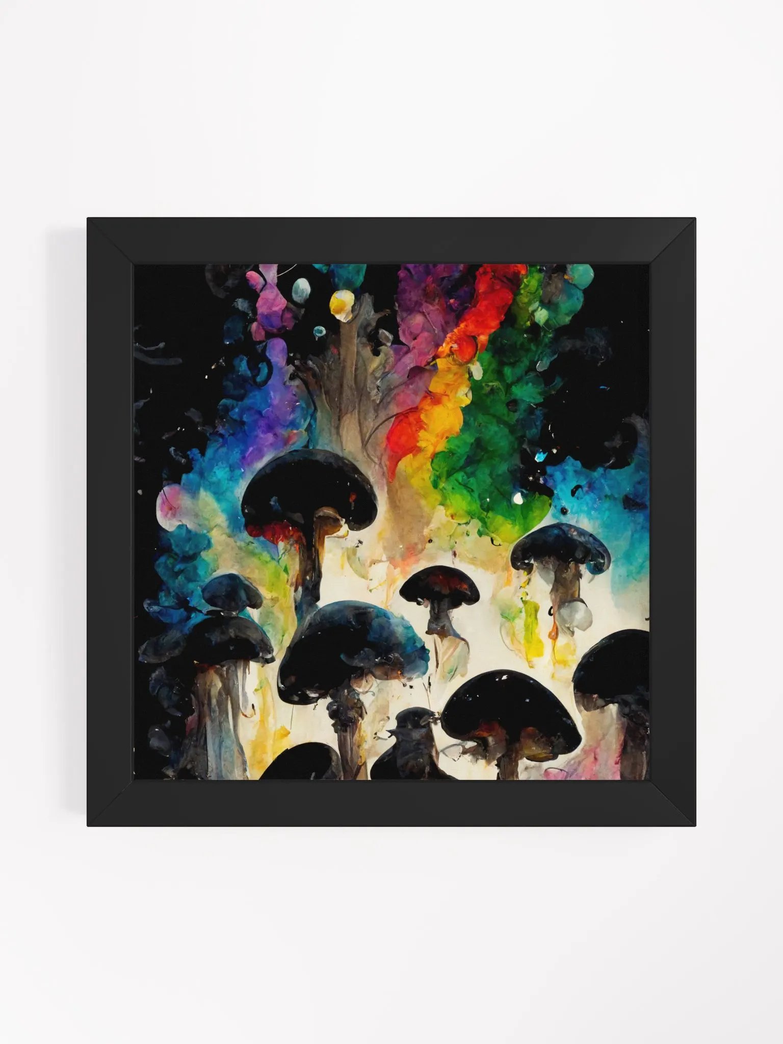 Ethereal Black Void Framed Poster product image (3)