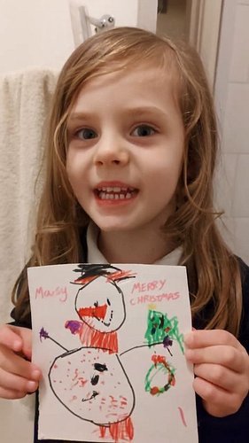 Maisy sings we wish you a Merry Christmas and a happy new year x