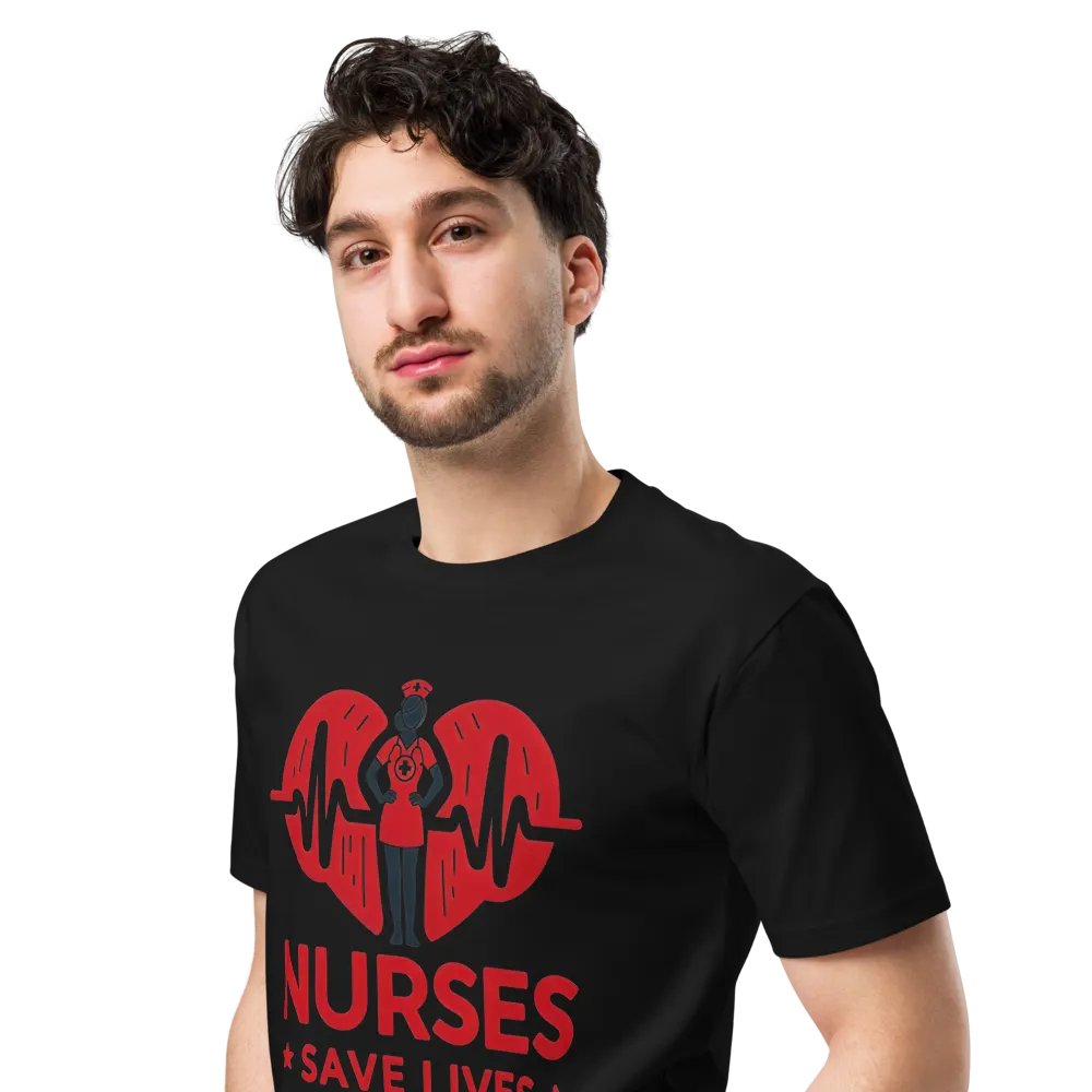 Heartbeat Hero Nurse T-Shirt product image (6)