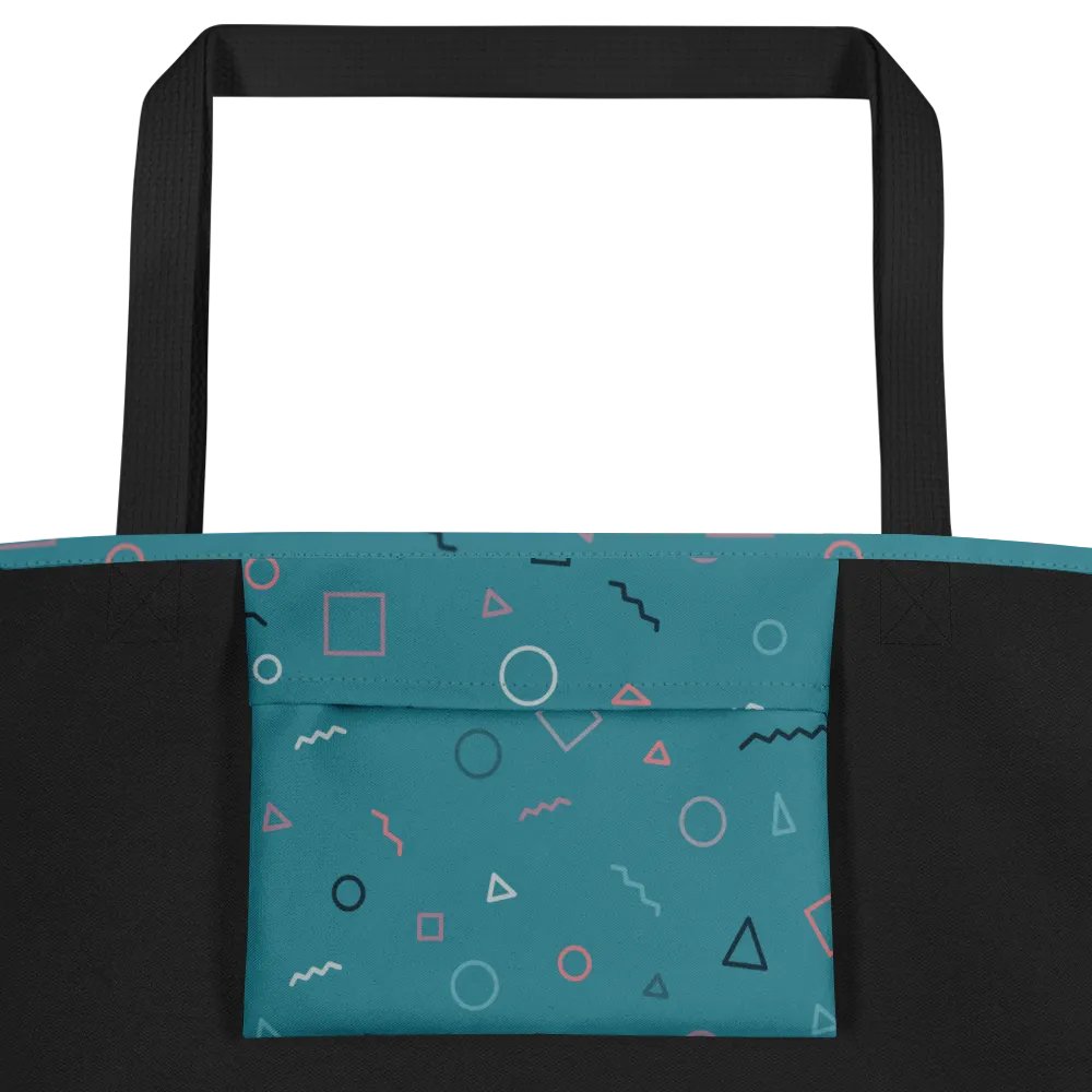 Turquoise Shapes Bag product image (2)