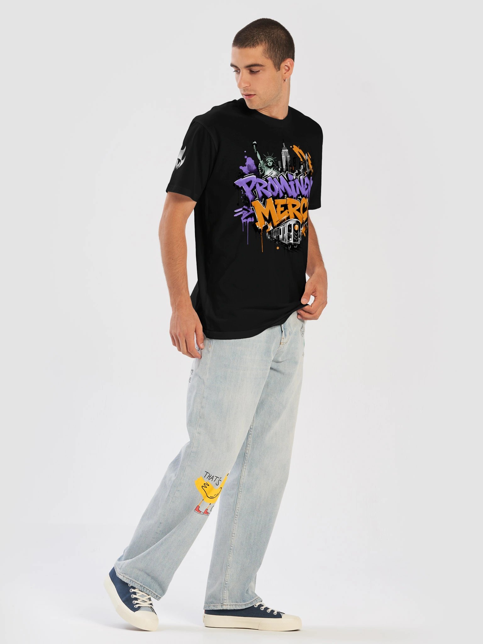 Prominent Merch NYC Graffiti T-Shirt product image (27)