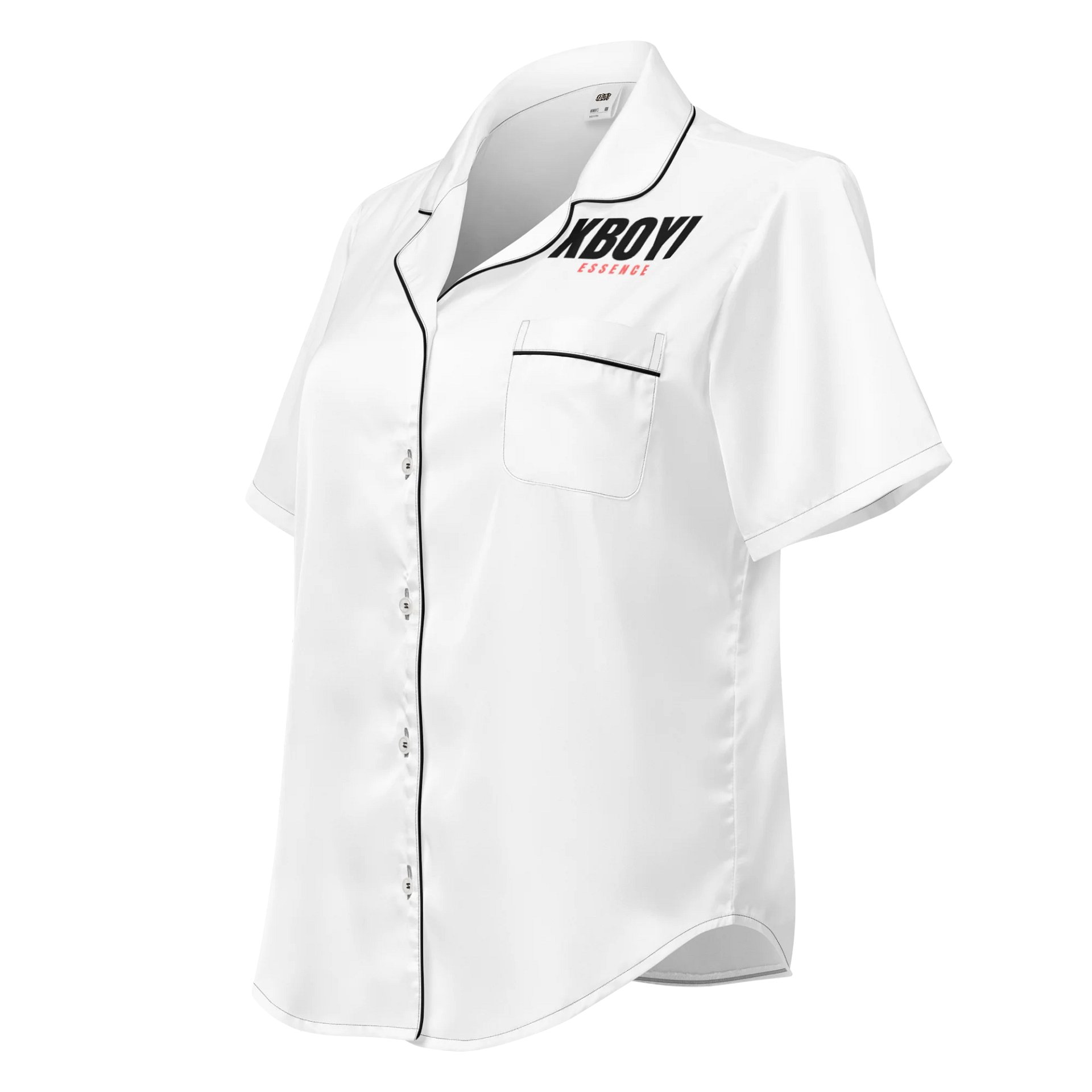 XBOYI ESSENCE – Satin Pajama Top (All-Over Print) product image (1)
