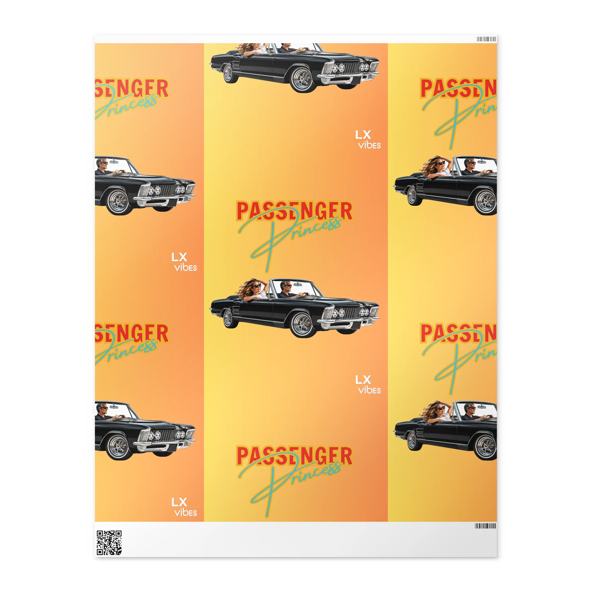 LX Vibes Passenger Princess Wrapping Paper product image (2)