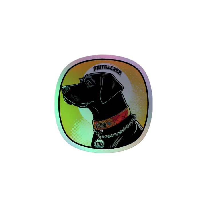 Duke Kiss-Cut Holographic Sticker Sheet product image (2)