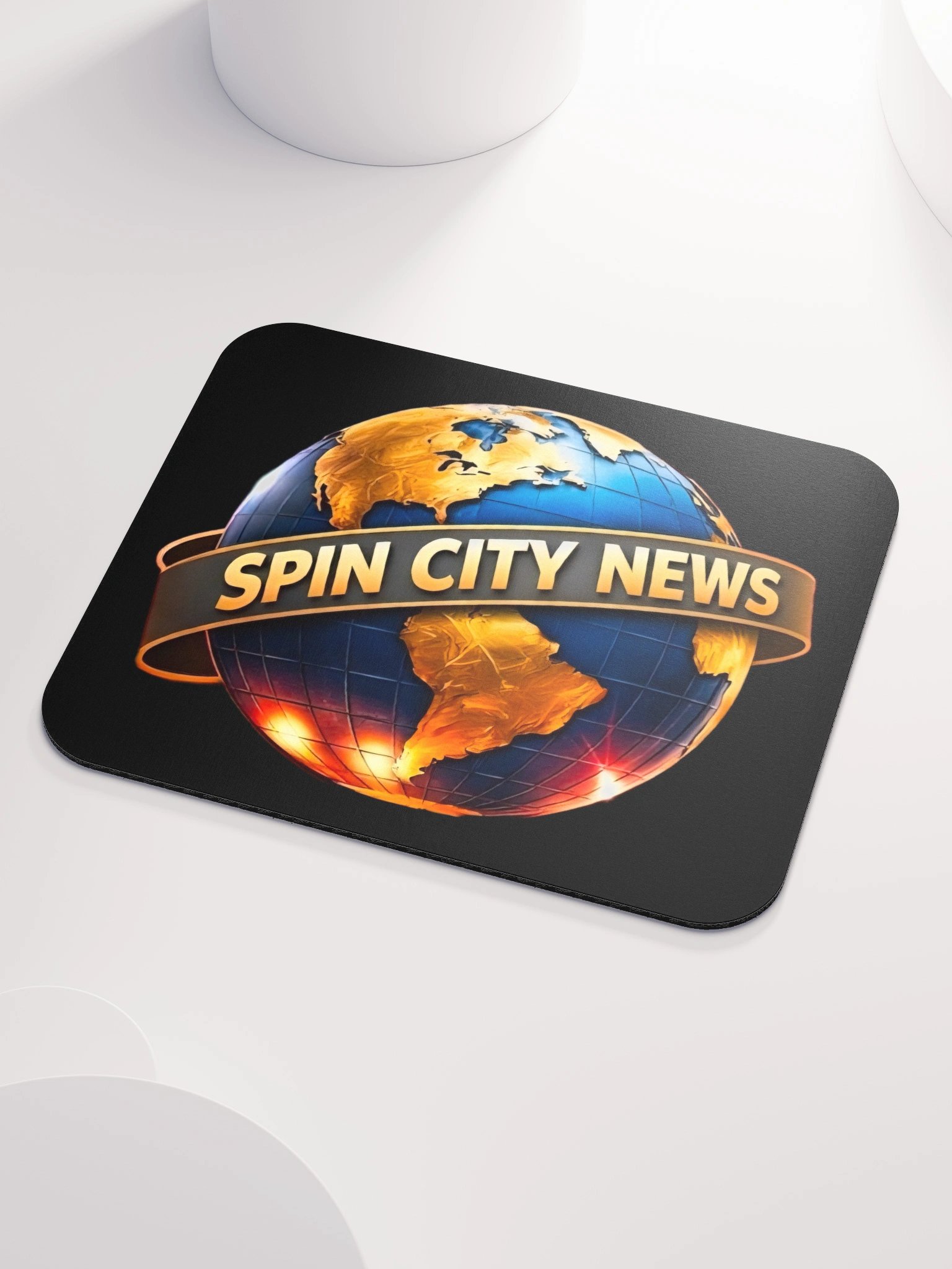 Spin City News Globe Mouse Pad product image (3)