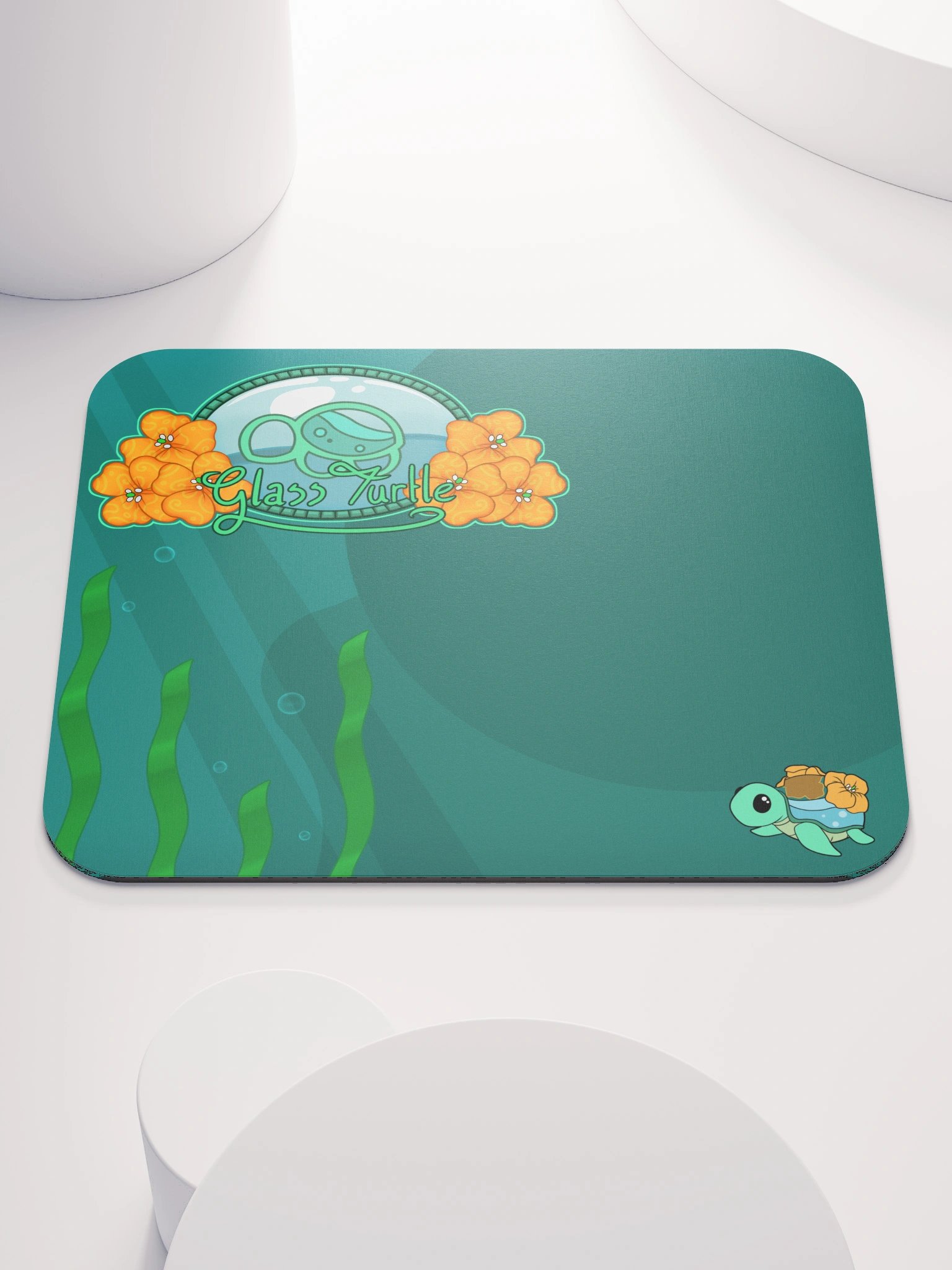 Glass_7urtle Mouse Mat product image (1)