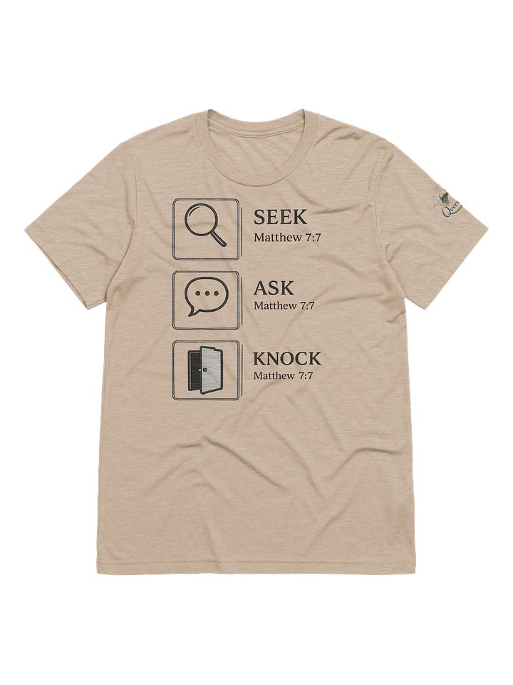 SEEK • ASK • KNOCK Tee - Unisex product image (1)