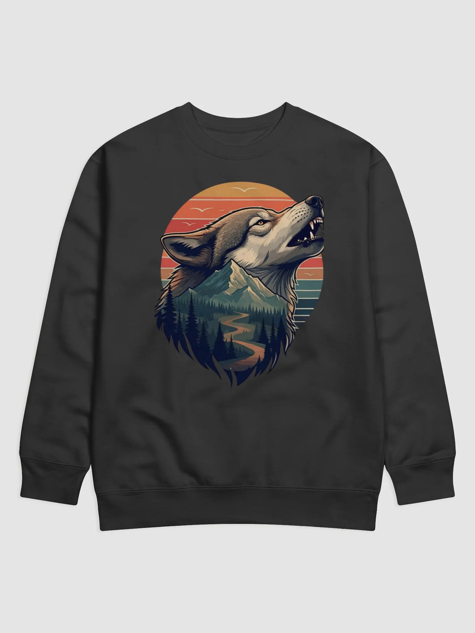 Howling Wolf Premium Sweatshirt product image (3)