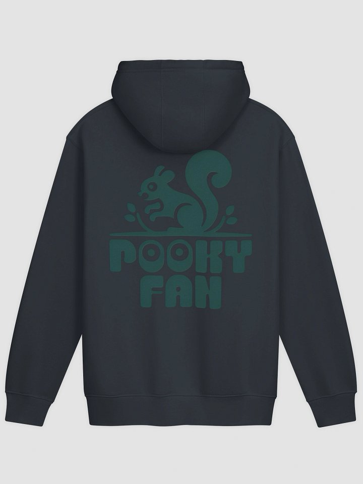 Premium, super soft Hoodie: Pooky Fan, Mono Chrome- Image on front a product image (2)