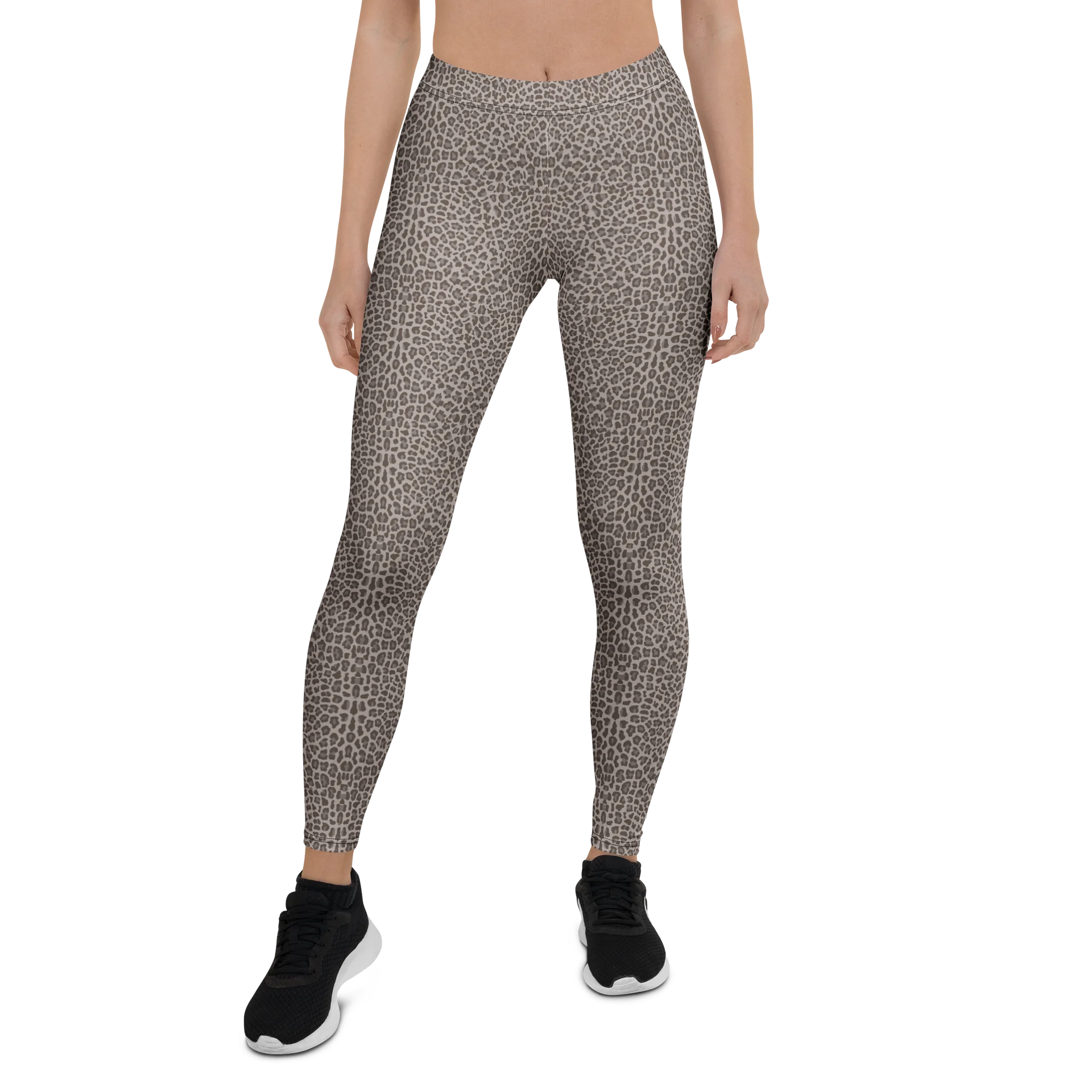 Bold Brown Leopard Print Leggings for Casual Wear product image (1)