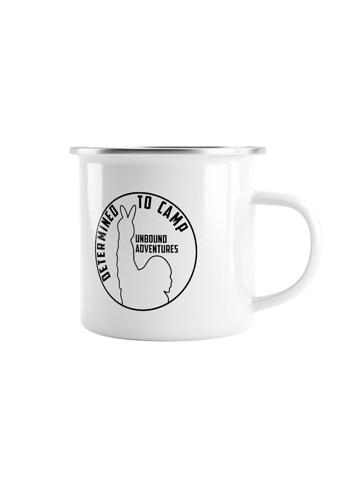 Determined to Camp Enamel Mug product image (1)