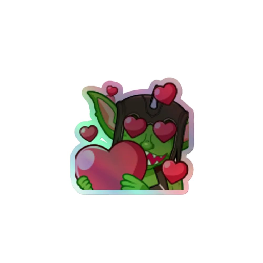 Love Holographic Sticker product image (1)