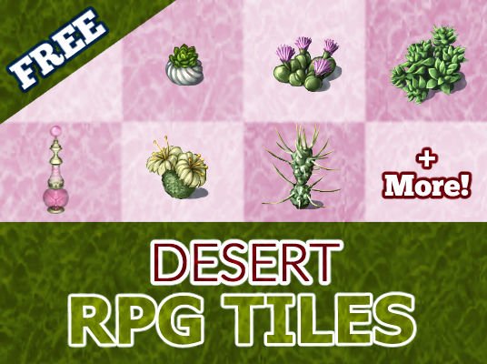 FREE RPG Maker Desert Tiles product image (1)