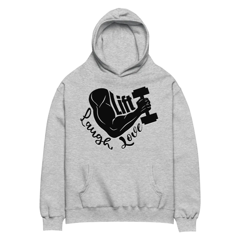 Lift Laugh Love Dark Mode Flex Pump Cover Hoodie product image (2)