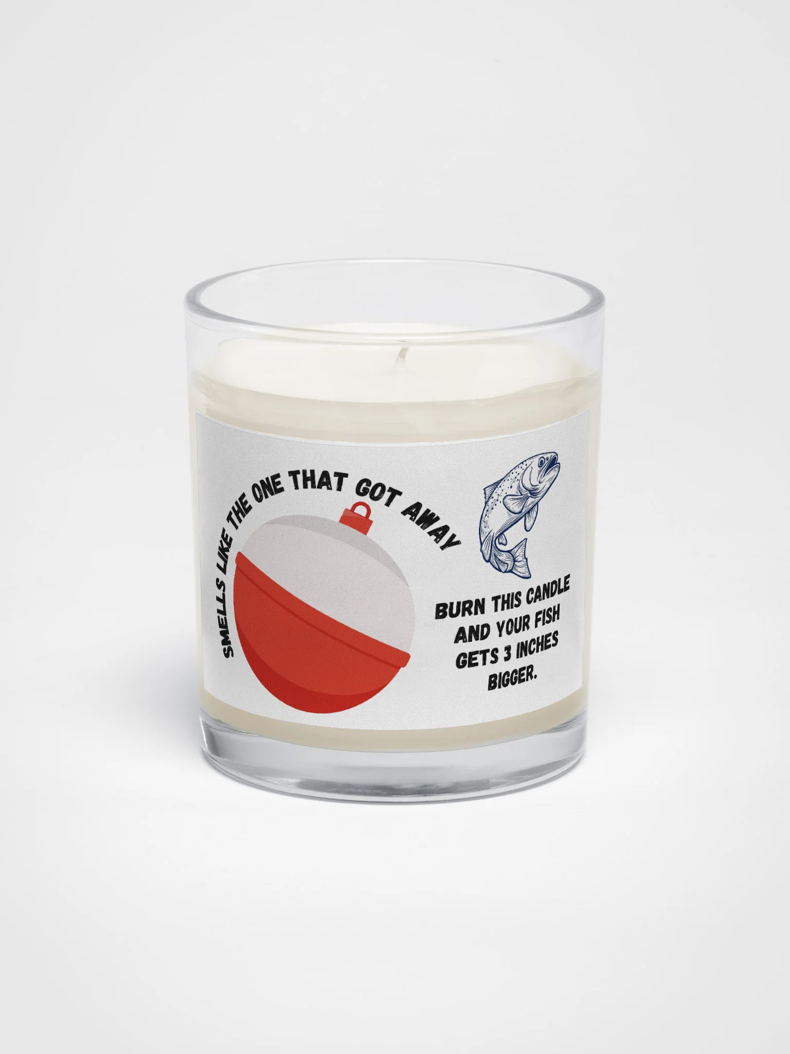 Fish Story Candle – Funny Fishing Gift | Northern Adventure Soy Candle product image (1)