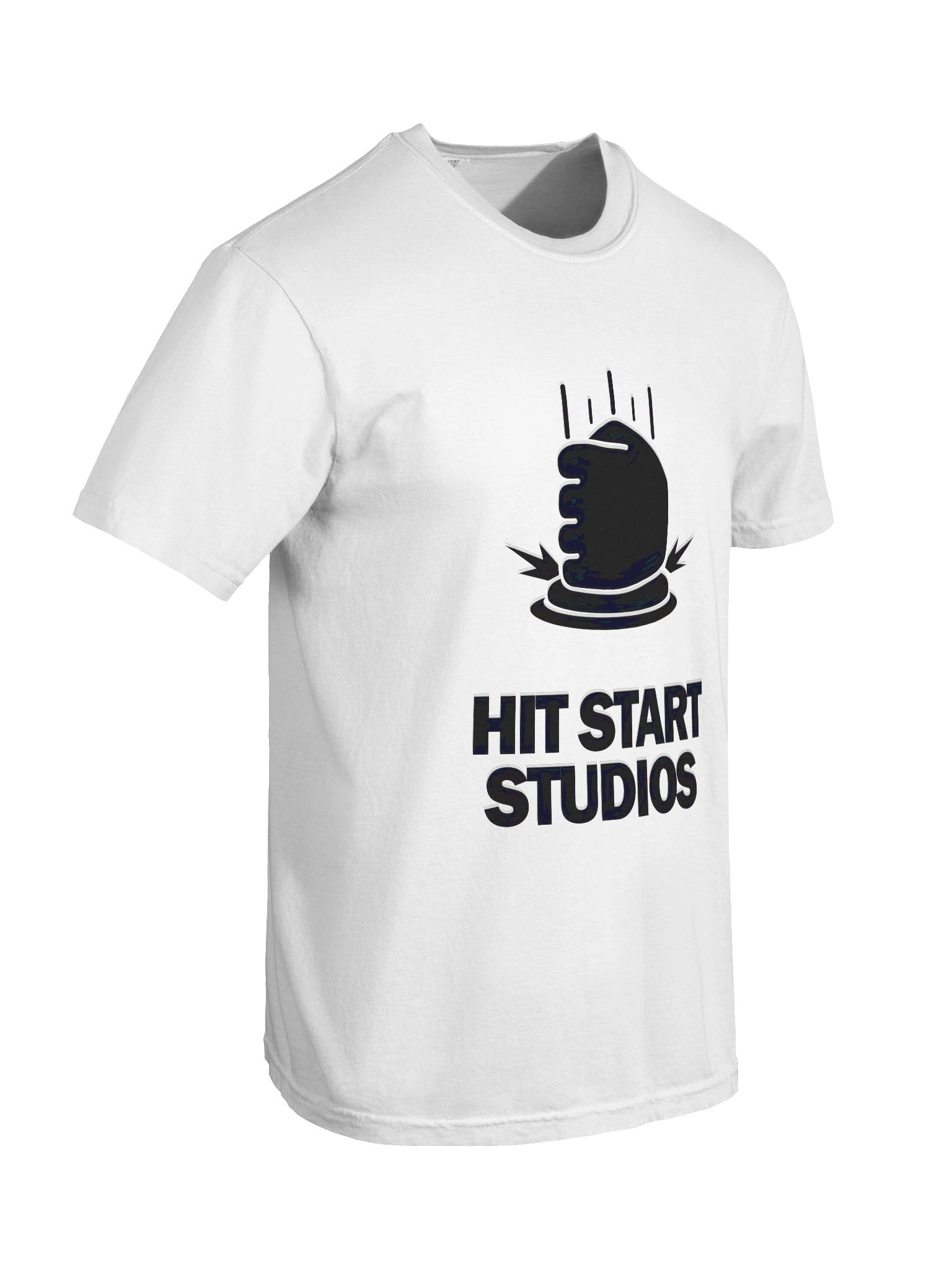 Hit Start Garment-Dyed Heavyweight T-Shirt White product image (6)