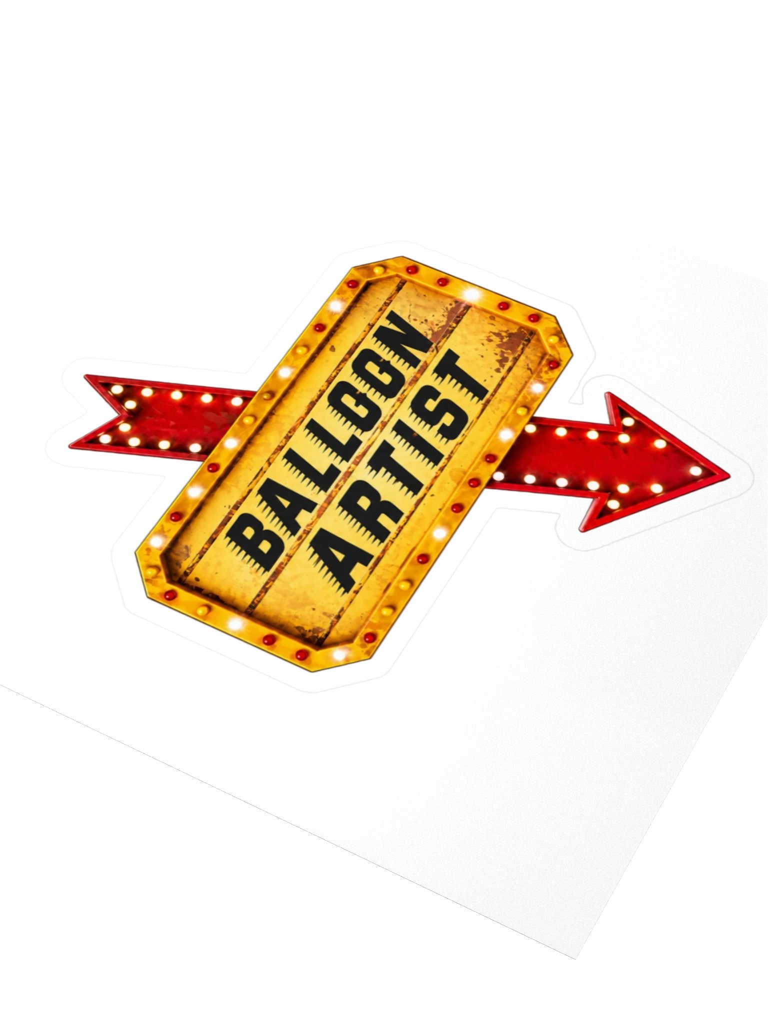 Balloon Artist Showtime Kiss Cut Sticker product image (3)