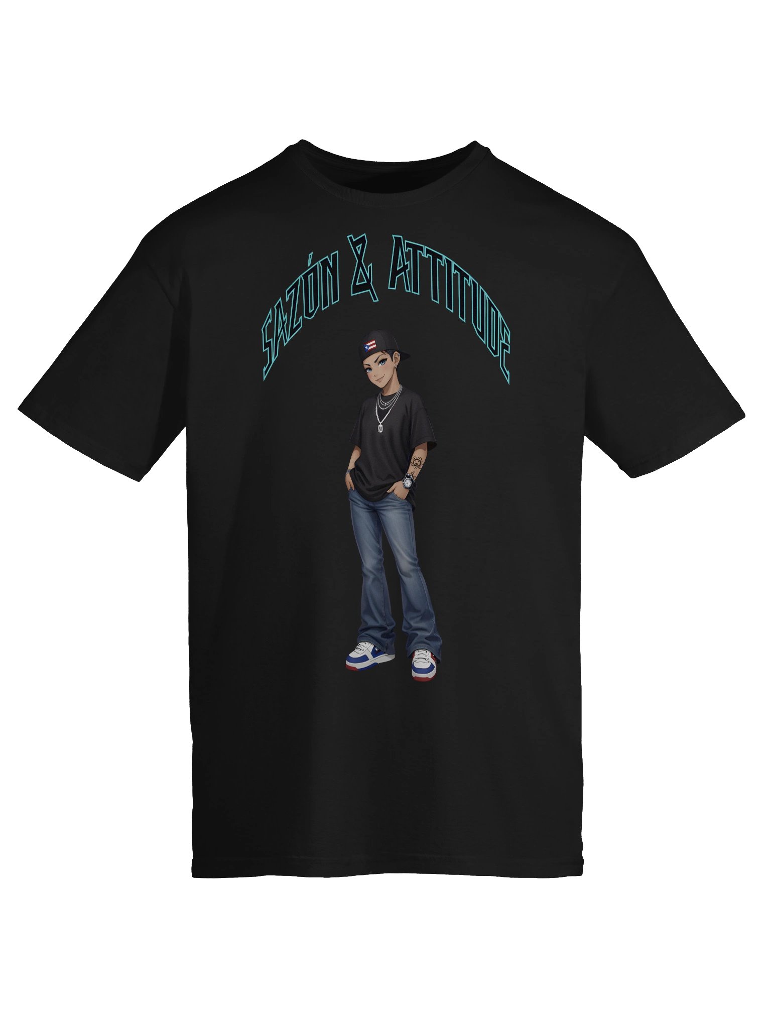 Sazon & Attitude T-shirt product image (71)