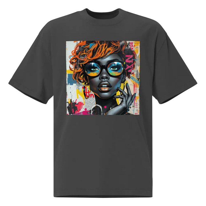 Vibrant Reflections Oversized T-Shirt product image (1)