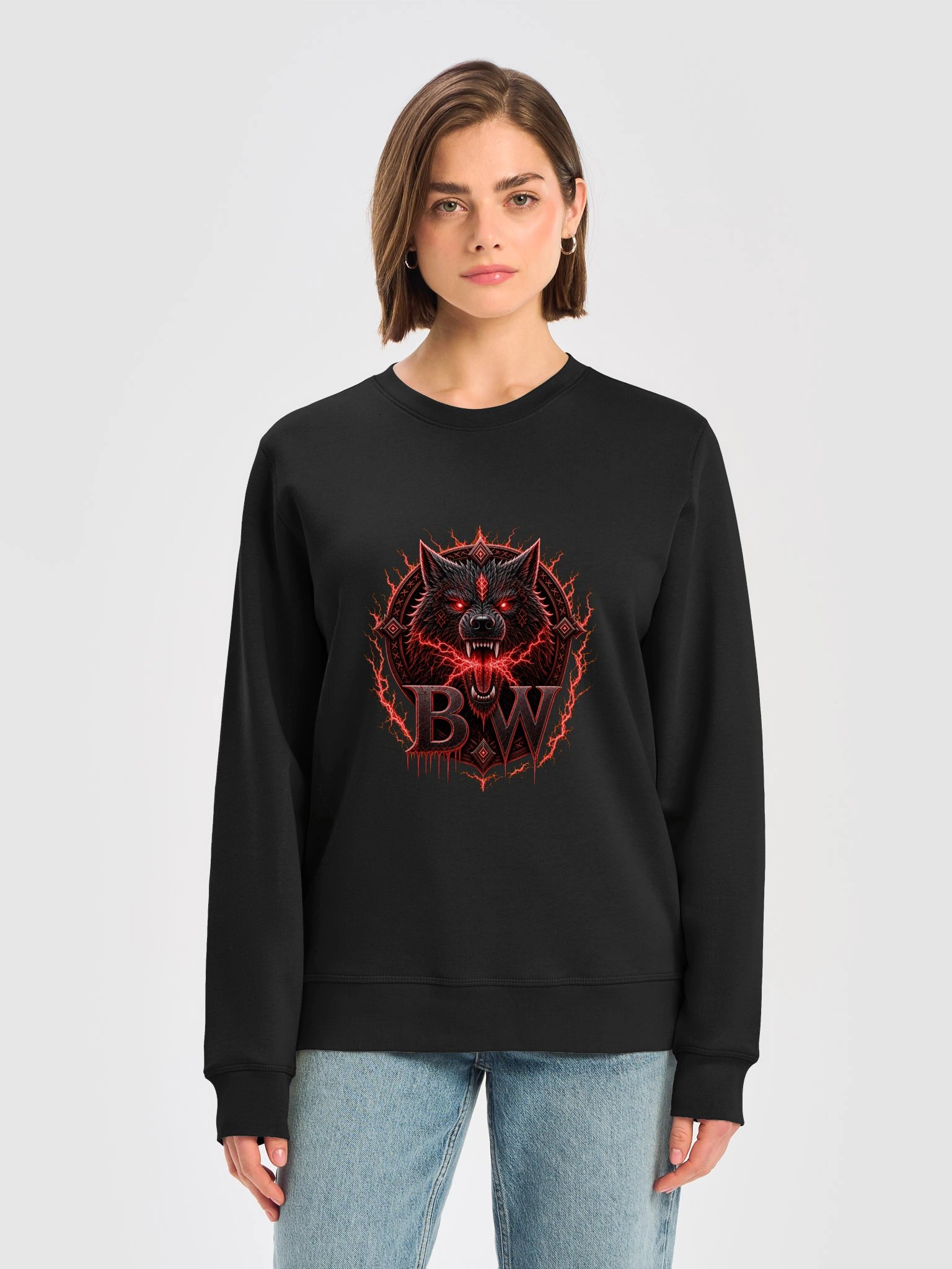 Blood Wolf Emblem Unisex Sweatshirt product image (5)