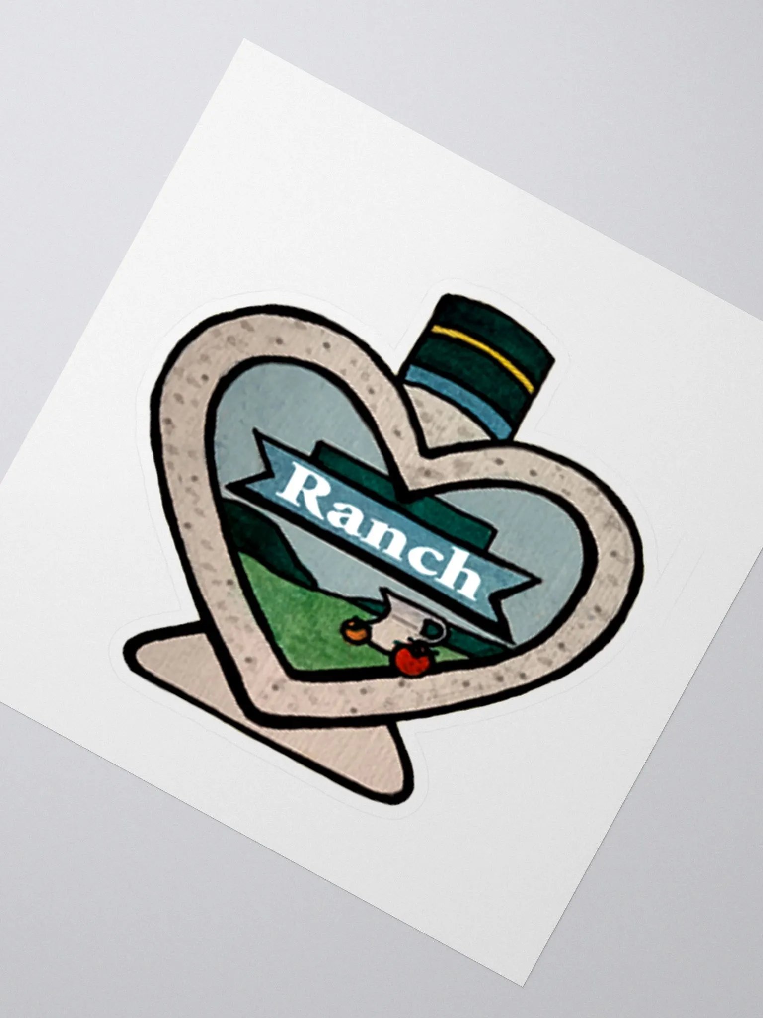 ranch heart Sticker product image (2)