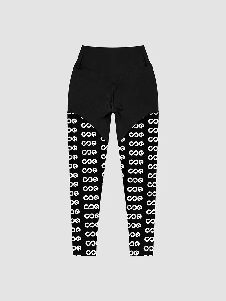 COE Premium Sports Leggings Black & White product image (2)