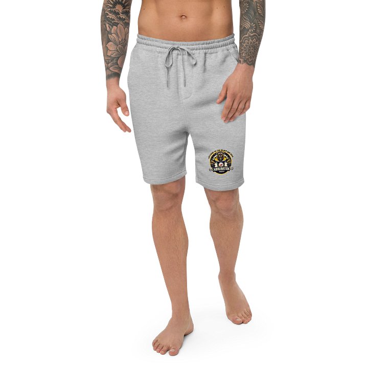 Hibruination Podcast Fierce Bear Hockey Logo Fleece Shorts product image (1)