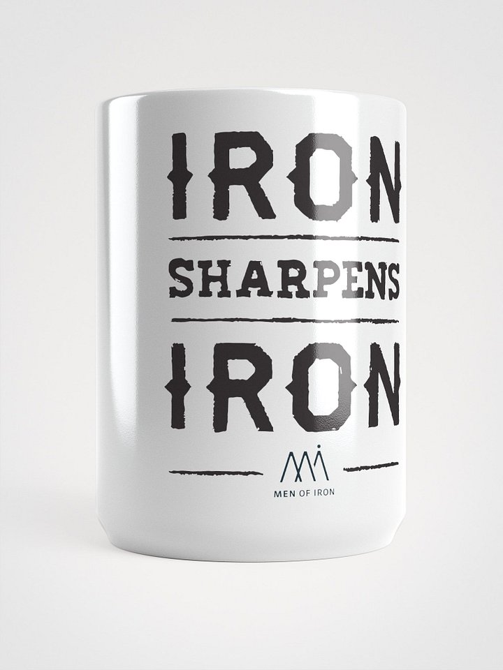 MEN OF IRON White Glossy Mug product image (1)