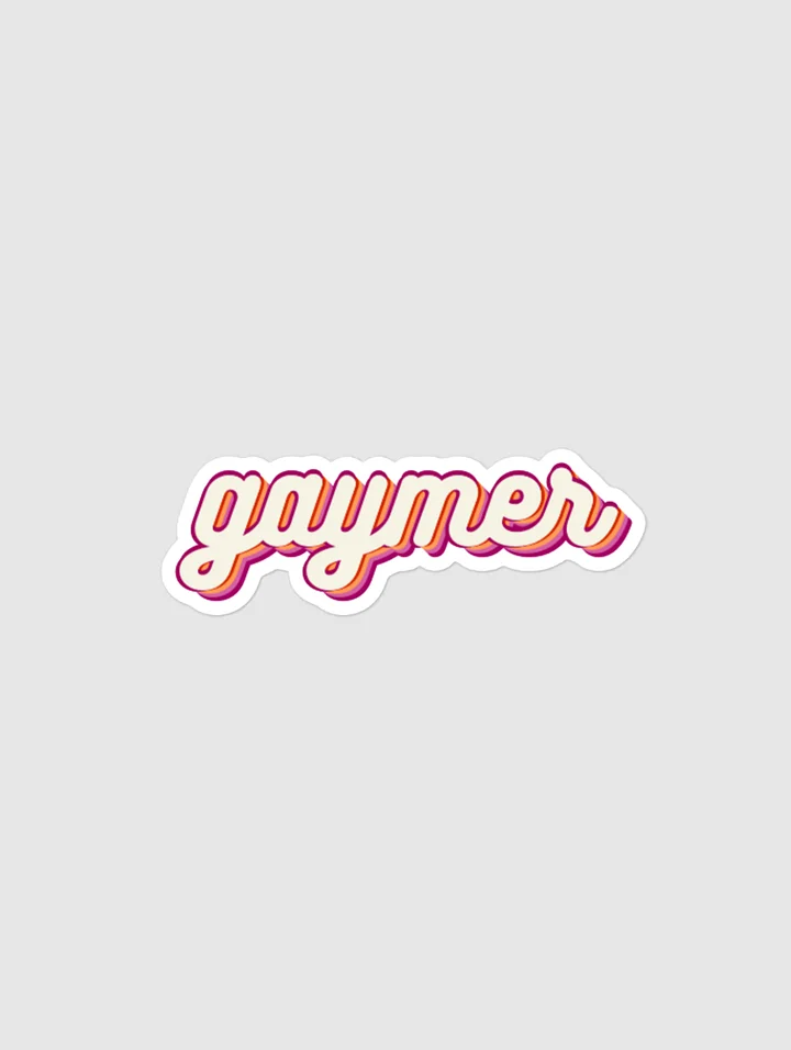 GAYMER STICKER - LESBIAN PRIDE product image (1)
