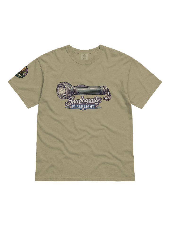INADEQUATE FLASHLIGHT HEAVYWEIGHT T-SHIRT product image (61)