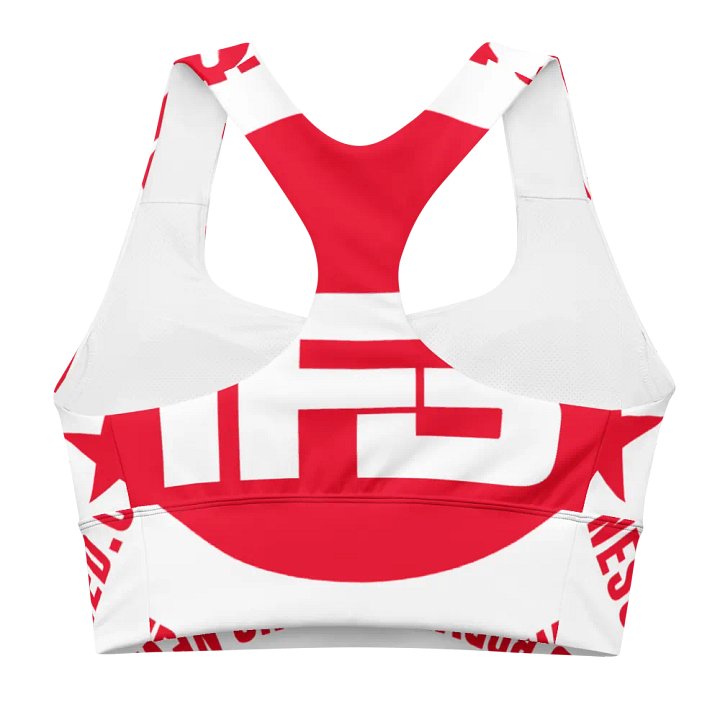 IFBNewsfeed.Org's All-Over Print Longline Sports Bra product image (1)