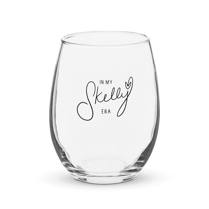 "In My Skelly Era" Stemless Wine Glass product image (1)