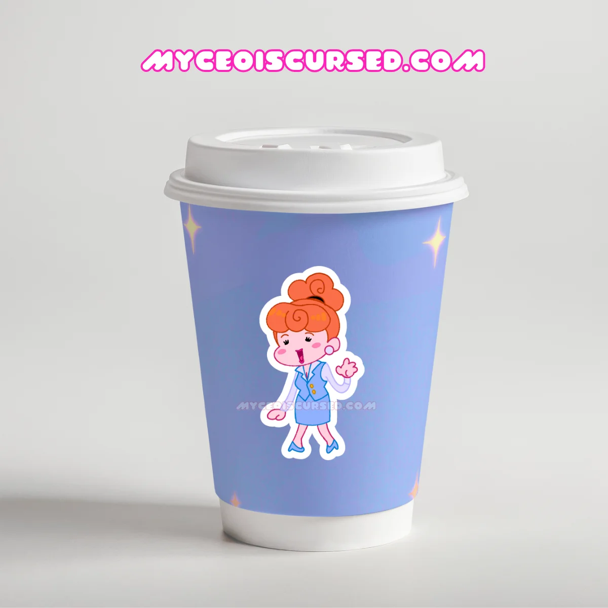 Office Princess - Glossy Sticker 💙 product image (3)