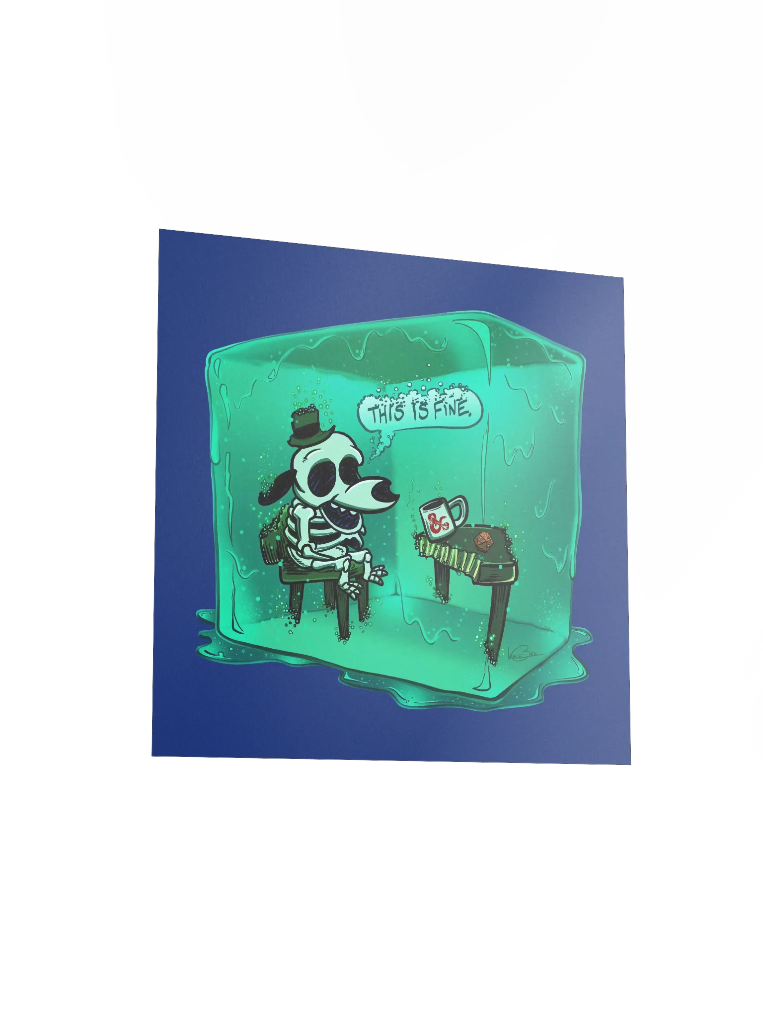 The Gelatinous Optimist | Matte Poster Print product image (15)