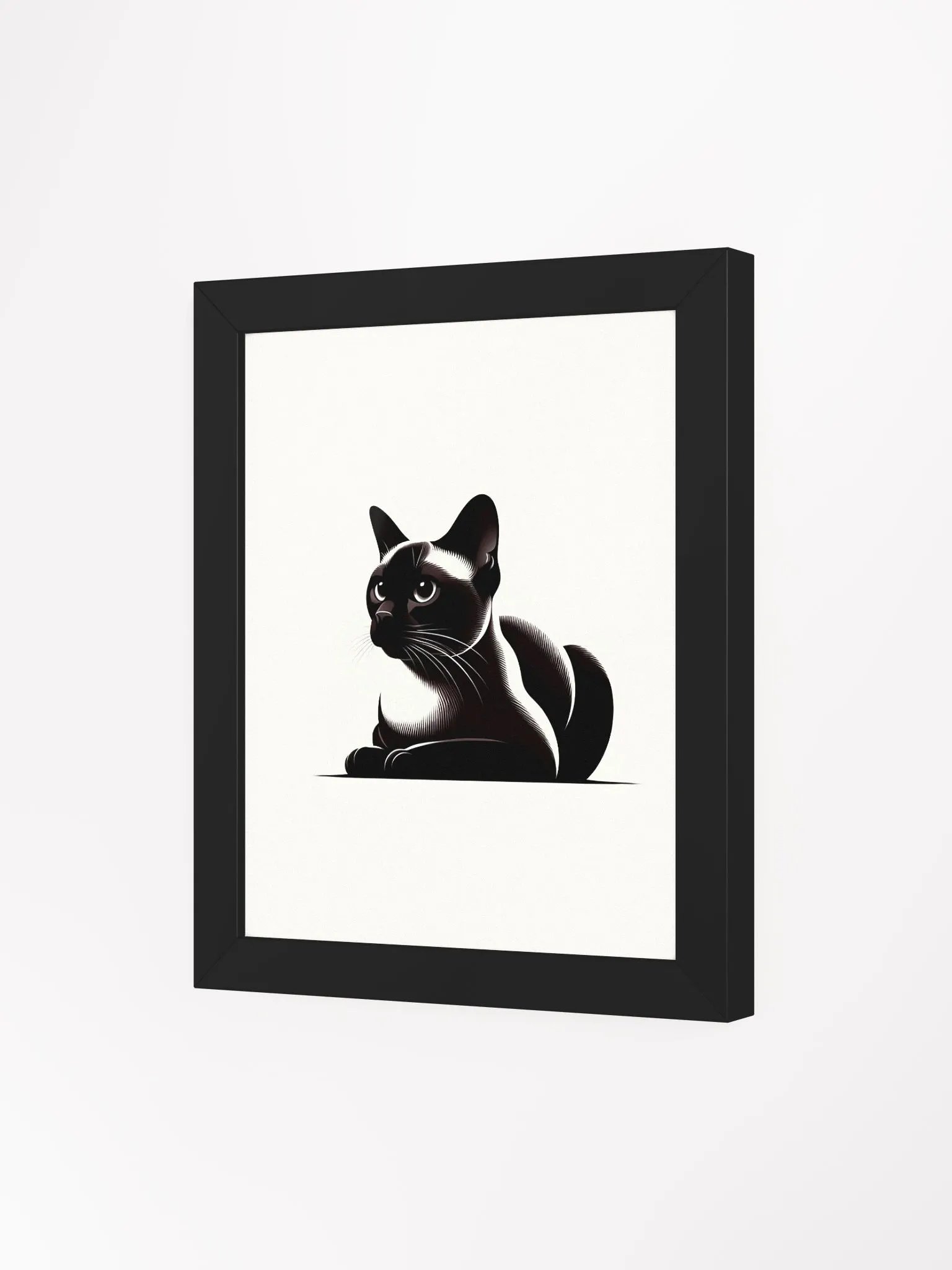 Framed High-Quality Matte Poster (in): Burmese product image (89)
