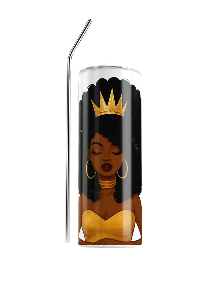 Poised Princess 20oz Tumbler — Afro Queen product image (1)